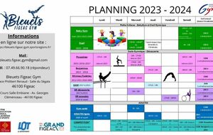 Infos Planning 2023 - 2024