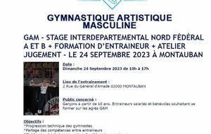 Stage Interdépartemental NORD GAM_FB-FA