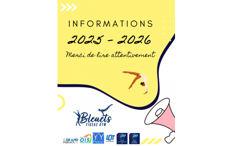 Informations BFG 2025/2026